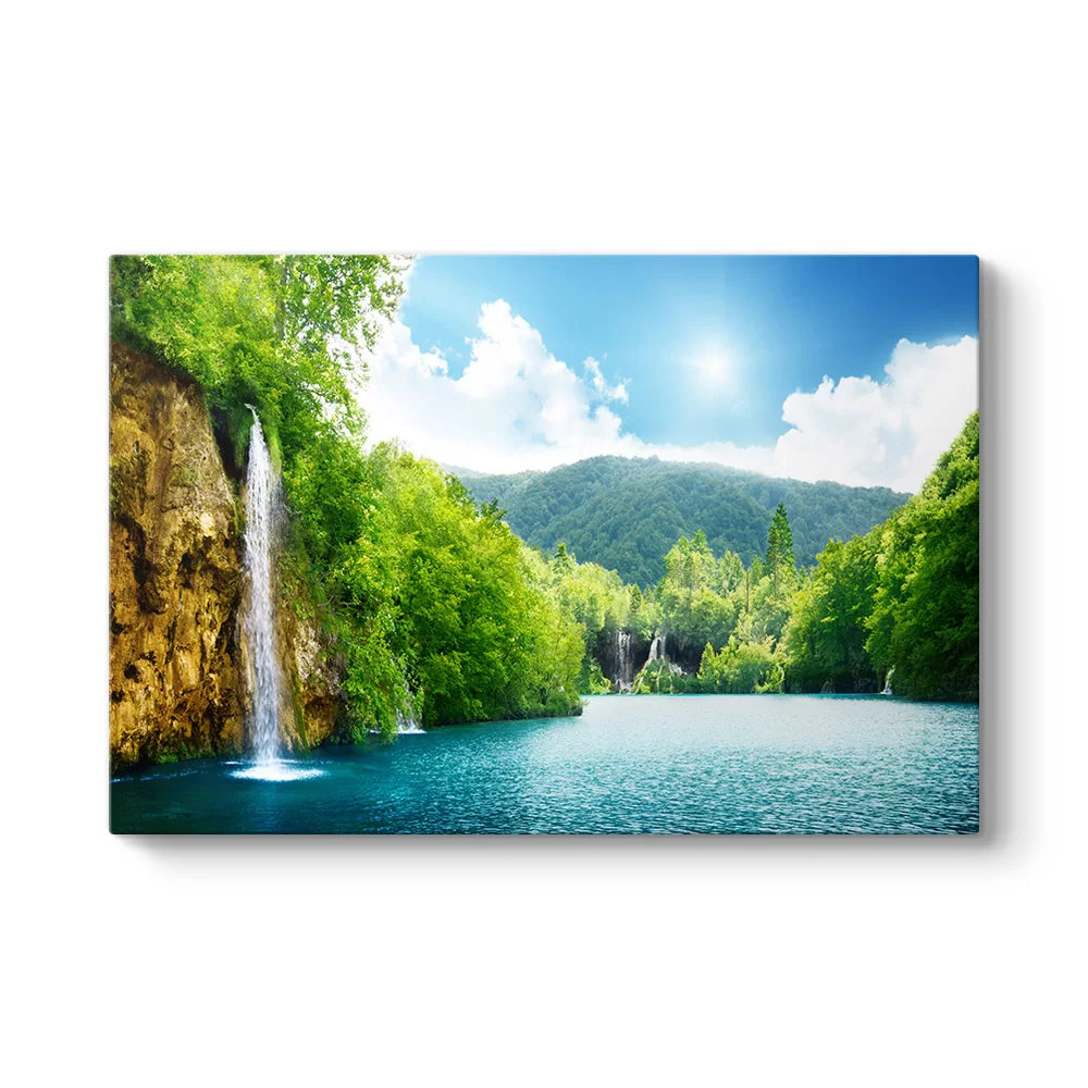 Cachoeira Şelalesi Tablosu - Model 1